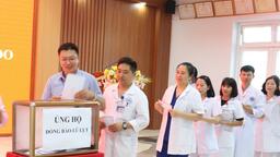 Bệnh viện đa khoa tỉnh Lai Châu phát động quyên góp ủng hộ đồng bào bị thiệt hại do cơn bão số 3 gây ra.