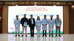 BỆNH VIỆN ĐA KHOA TỈNH LAI CHÂU CÔNG BỐ QUYẾT ĐỊNH BỔ NHIỆM LÃNH ĐẠO QUẢN LÝ KHOA PHÒNG SAU TỔ CHỨC LẠI BỆNH VIỆN