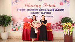 Bệnh viện Đa khoa tỉnh Lai Châu tổ chức kỷ niệm ngày Công tác xã hội Việt Nam lần thứ 10 (25/3/2016- 25/3/2026)