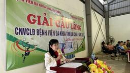 Giải cầu lông chào mừng ngày Phụ nữ Việt Nam 20/10