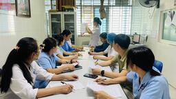 Kiểm tra, đánh giá cấp Giấy xác nhận kiến thức về an toàn thực phẩm cho cán bộ khoa Dinh dưỡng tiết chế tại Bệnh viện