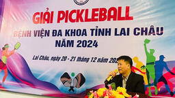 Công đoàn Cơ sở BVĐK tỉnh tổ chức thành công “Giải Pickleball” trong chuỗi các hoạt động hướng tới kỷ niệm 70 năm ngày thầy thuốc Việt Nam (27/02/1955-27/02/2025)