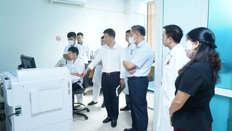 Đoàn giám sát của Hội đồng nhân dân tỉnh làm việc với Bệnh viện Đa khoa tỉnh về kết quả thực hiện công tác khám, chữa bệnh bảo hiểm y tế trên địa bàn tỉnh giai đoạn 2021-2024