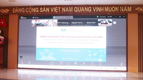 Triển khai Thông tư quy định về đơn thuốc và việc kê đơn thuốc hóa dược, sinh phẩm trong điều trị ngoại trú tại cơ sở khám bệnh, chữa bệnh