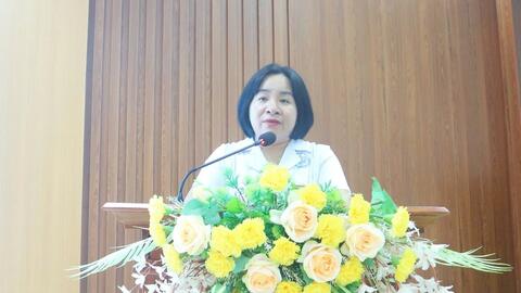 BỆNH VIỆN ĐA KHOA TỈNH LAI CHÂU TỔ CHỨC TẬP HUẤN KỸ NĂNG GIAO TIẾP, ỨNG XỬ CHO NHÂN VIÊN Y TẾ