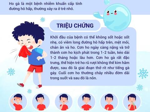 Chủ động phòng chống bệnh HO GÀ ở trẻ nhỏ