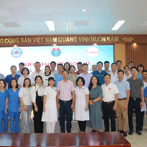 BỆNH VIỆN ĐA KHOA TỈNH LAI CHÂU PHỐI HỢP VỚI BỆNH VIỆN E TỔ CHỨC KHÓA ĐÀO TẠO CẤP CỨU HỒI SINH TIM PHỔI THEO TIÊU CHUẨN AHA