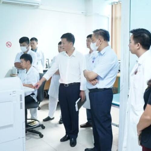 Đoàn giám sát của Hội đồng nhân dân tỉnh làm việc với Bệnh viện Đa khoa tỉnh về kết quả thực hiện công tác khám, chữa bệnh bảo hiểm y tế trên địa bàn tỉnh giai đoạn 2021-2024