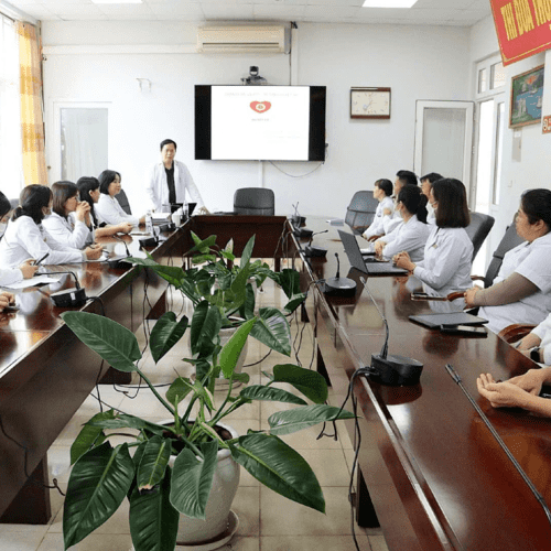 BÁC SĨ BỆNH VIỆN ĐẠI HỌC QUỐC GIA HÀ NỘI SINH HOẠT CHUYÊN MÔN VỚI CHỦ ĐỀ TĂNG HUYẾT ÁP TẠI BỆNH VIỆN ĐA KHOA TỈNH LAI CHÂU