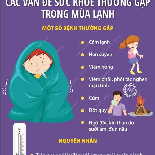 Hướng dẫn chăm sóc sức khoẻ mùa lạnh