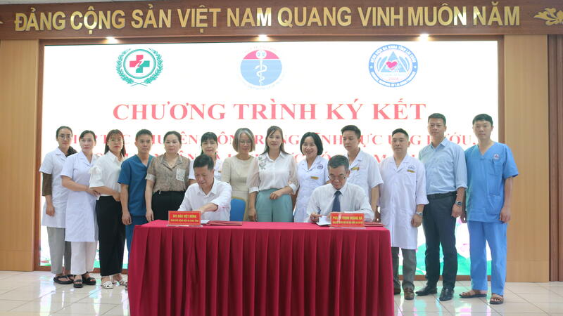 BỆNH VIỆN ĐA KHOA TỈNH LAI CHÂU KÝ KẾT HỢP TÁC Y TẾ VỚI  BỆNH VIỆN ĐẠI HỌC QUỐC GIA HÀ NỘI