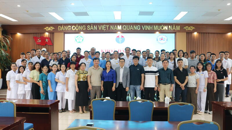BỆNH VIỆN BẠCH MAI ĐÀO TẠO THỰC HÀNH CHUYÊN ĐỀ NỘI TIẾT - ĐÁI THÁO ĐƯỜNG, ĐỘT QUỴ TẠI BỆNH VIỆN ĐA KHOA TỈNH LAI CHÂU