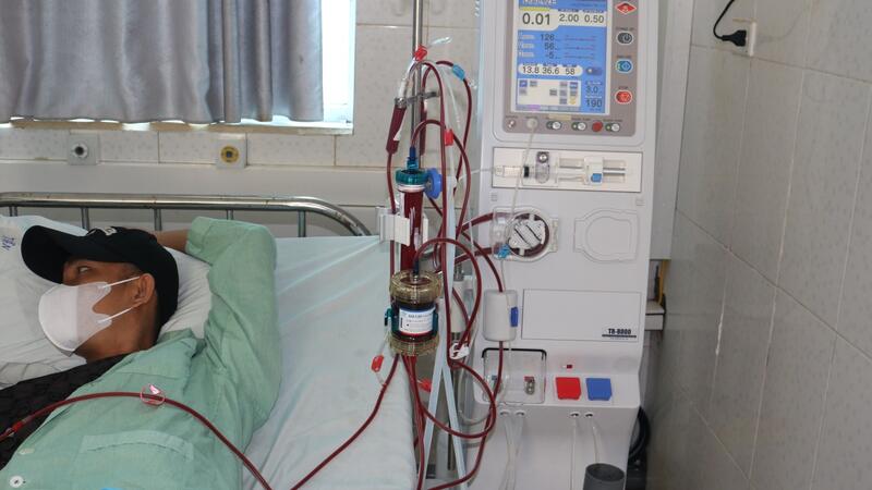 BỆNH VIỆN ĐA KHOA TỈNH LAI CHÂU TRIỂN KHAI THÀNH CÔNG KỸ THUẬT PHỐI HỢP THẬN NHÂN TẠO (HD) VÀ HẤP PHỤ MÁU (HP) BẰNG QUẢ HẤP PHỤ MÁU HA 130