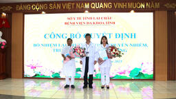 BỆNH VIỆN ĐA KHOA TỈNH LAI CHÂU TRAO QUYẾT ĐỊNH BỔ NHIỆM LÃNH ĐẠO KHOA/ PHÒNG