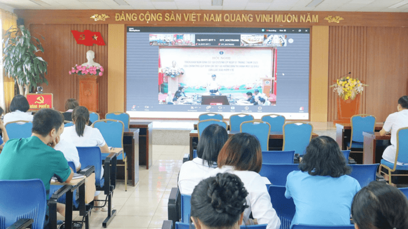 Hội nghị trực tuyến triển khai Nghị định số 188/2025/NĐ-CP ngày 01 tháng 7 năm 2025 của Chính phủ quy định chi tiết và hướng dẫn thi hành một số điều của Luật Bảo hiểm y tế